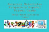 Recursos materiales (español)