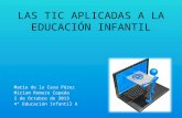 Las TIC aplicadas a Educación Infantil