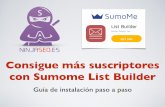 Consigue más suscriptores con Sumome List Builder