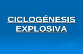 Ciclog©nesis explosiva
