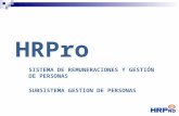 HRPro-Gestión de Personas