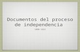 Documentos independencia