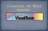 Mini agenda personal en visual basic