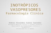 Vasopresores e inotropicos. farmacología clínica