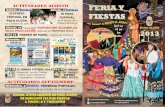 Pozo Alcón Programa Fiestas 2013.Preferia y Agosto