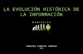 La evolución histórica de la información