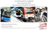La movilidad a debate (participación en en debate sobre movilidad en la Agrupación Socialista de Retiro)