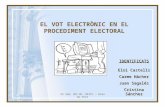EL VOT ELECTRÒNIC EN EL PROCEDIMENT ELECTORAL