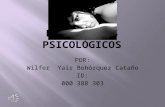 Los traumas psicológicos (informatica)