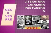 Literatura catalana de postguerra