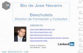 Bio jose navarro  beezhotels- 2013