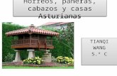 Hórreos, paneras, cabazos y casas asturianos