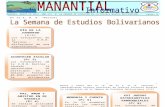 Periódico Escolar Manantial Informativo de la Escuela Básica Bolivariana  "Barinas" marzo 2014