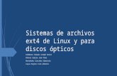 Sistemas de archivos ext y discos opticos