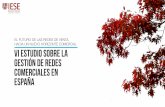 VI Estudio sobre la gestión de redes comerciales en España