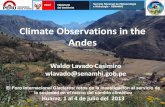 Climate Observations in the Andes