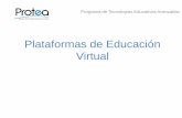 Plataformas de educación virtual