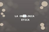 La ontologia etica  - Paola y Gisela