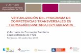 Virtualización del programa de competencias transversales en FSE - Jornada ICS