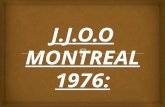 Juegos olimpicos montreal 1976
