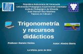 Trigonometría y recursos didácticos