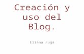 Creación y uso del blog