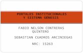 Portal Institucional Y Sistema Genesis.