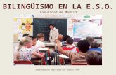 Bilingüismo en la ESO - Comunidad de Madrid