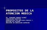T.1.Propositos De La Atencion Medica