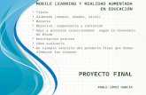 Proyecto final curso Mobile learning y realidad aumentada