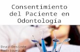 Consentimiento del Paciente en Odontología