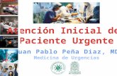 Atención inicial del paciente urgente