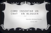 Como insertar un  chat  en blogger