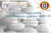 Enfermedad respiratoria exacerbada por aspirina (EREA)