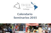 Calendario Seminarios Trade Solutions College 2015