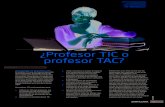 ¿Profesor TIC o profesor TAC?