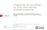 Programas de movilidad en CUD: panorámica evaluativa general