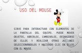 Uso del mouse