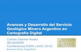 Avances y Desarrollo del Servicio Geológico Minero Argentino en Cartografía Digital