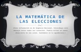 Matemática de las elecciones Guatemala