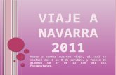 Viaje a navarra 2011. lengua 2º