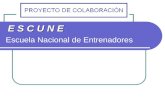 Presentación proyecto escune España 2014- 2015