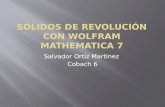 Sólidos de revolución con wolfram mathematica 7