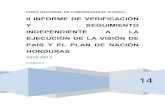 Informe de Verificación y Seguimiento Independiente del Cumplimiento de la Visión de País y Plan de Nación 2013