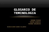 Glosario de teminologia Higiene y seguridad industrial-Nelson Garzon