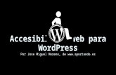 Accesibilidad web para word press   jose miguel moreno