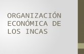 Organización económica de los incas