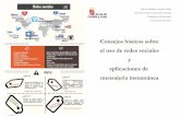 Consejos básicos sobre redes sociales y mensajería instantánea I (CFIE Valladolid)