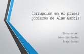 Corrupción en el primer gobierno de Alan García.