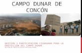 CAMPO DUNAR DE CONCÓN , GESTION DE PROYECTOS